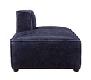Birdie Modular - Chaise, Vintage Blue Top Grain Leather Acme