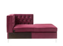 Jaszira Modular - Chaise, Burgundy Velvet Acme