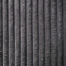 Hilde Chaise w/2 Pillows, Dark Gray Corduroy Acme