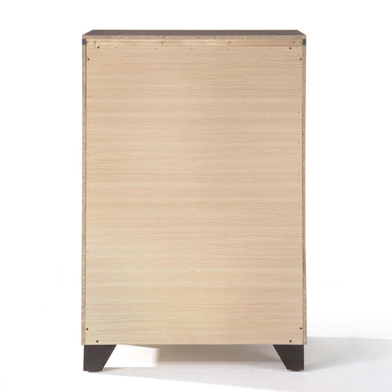 Madison 5 Storage Drawers Chest, Espresso Finish Acme