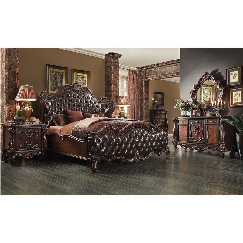 Versailles 5 Storage Drawers Chest, Cherry Oak Finish Acme