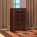 Ireland 5 Storage Drawers Chest, Espresso Finish Acme