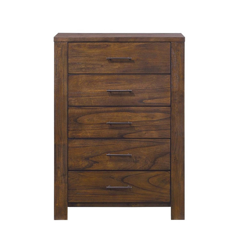 Merrilee 5 Storage Drawers Chest, Oak Finish Acme