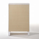 Ireland 5 Storage Drawers Chest, White Finish Acme
