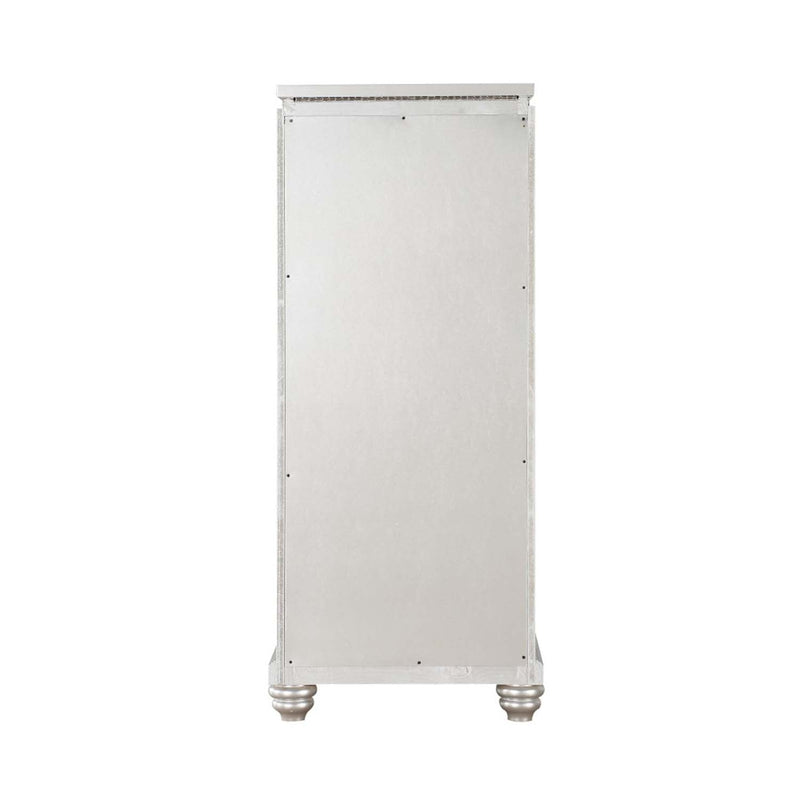 Maverick Lingerie 5 Storage Drawers Chest, Platinum Finish Acme