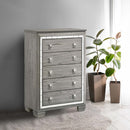 Antares 5 Storage Drawers Chest, Light Gray Oak Finish Acme