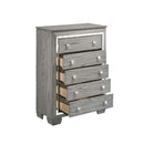 Antares 5 Storage Drawers Chest, Light Gray Oak Finish Acme