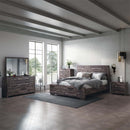 Juniper 5 Storage Drawers Chest, Dark Oak Finish Acme