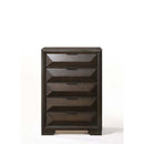 Merveille 5 Storage Drawers Chest, Espresso Finish Acme