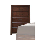 Oberreit 5 Storage Drawers Chest, Walnut Finish Acme