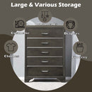 Carine II 5 Storage Drawers Chest, Gray Finish Acme