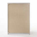 Naima II 6 Storage Drawers Chest, White High Gloss Finish Acme