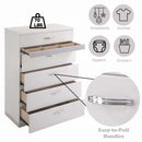 Naima II 6 Storage Drawers Chest, White High Gloss Finish Acme