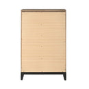 Valdemar 5 Storage Drawers Chest, Weathered Gray Finish Acme