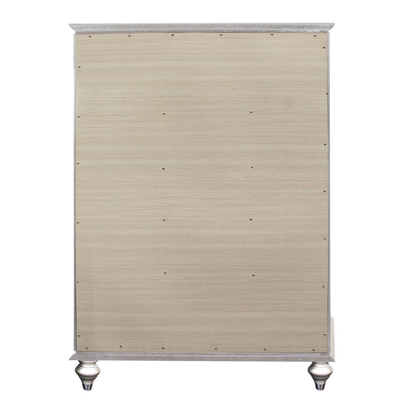 Kaitlyn 5 Storage Drawers Chest, Champagne Finish Acme