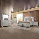 Kaitlyn 5 Storage Drawers Chest, Champagne Finish Acme