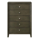 Ilana 5 Storage Drawers Chest, Gray Finish Acme