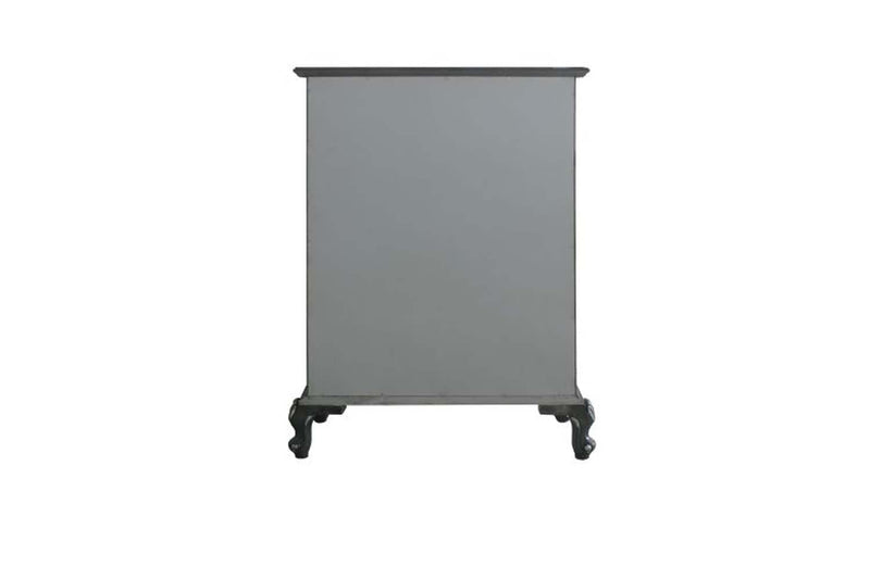 House Delphine 3 Storage Drawers Chest, Charcoal Finish Acme