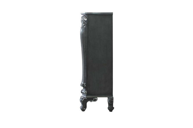 House Delphine 3 Storage Drawers Chest, Charcoal Finish Acme
