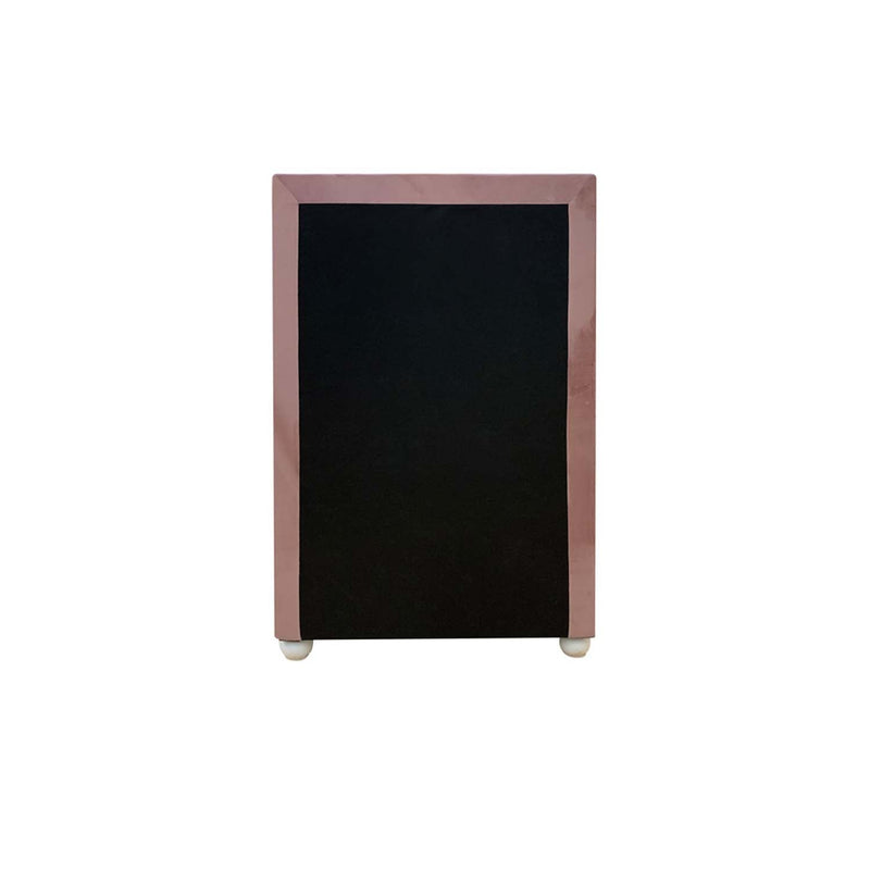 Reggie 4 Storage Drawers Chest, Pink Fabric Acme