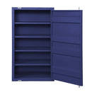 Cargo 1 Metal Door Chest, Blue Finish Acme