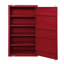 Cargo 1 Metal Door Chest, Red Finish Acme