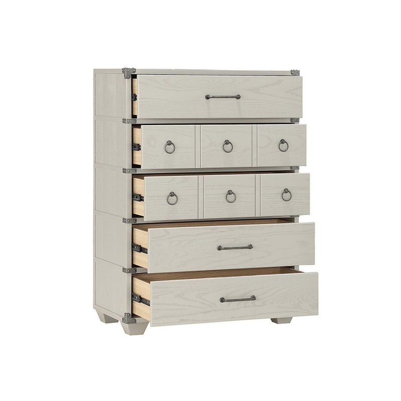 Orchest 5 Storage Drawers Chest, Gray Finish Acme