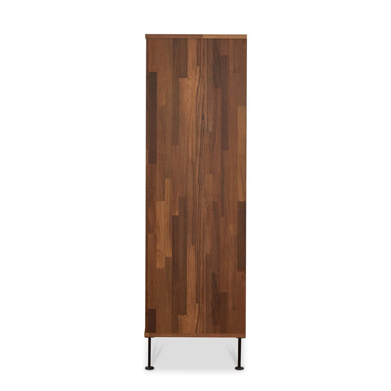 Deoss 5 Storage Drawers Chest, Walnut Finish Acme