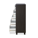 Eloy 5 Storage Drawers Chest, White & Espresso Finish Acme