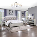 Sliverfluff 5 Storage Drawers Chest, Mirrored & Champagne Finish Acme