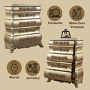 Seville 5 Storage Drawers Chest, Gold Finish Acme