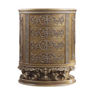 Constantine 4 Storage Drawers Chest, Brown & Gold Finish Acme