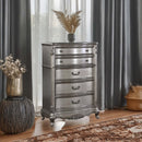 Ariadne 5 Storage Drawers Chest, Antique Platinum Finish Acme