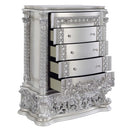 Valkyrie 5 Storage Drawers Chest, Antique Platinum Finish Acme