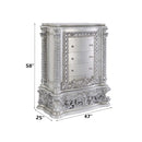 Valkyrie 5 Storage Drawers Chest, Antique Platinum Finish Acme