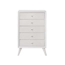 Cerys 5 Storage Drawers Chest, White Finish Acme