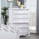 Latisha 5 Storage Drawers Chest, White Finish Acme