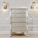 Bently 5 Storage Drawers Chest, Champagne Finish Acme