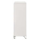 Tarian 5 Storage Drawers Chest, Pearl White Finish Acme