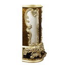 Desiderius 4 Storage Drawers Chest, Antique Gold & Hand Painted Brown Finish Acme