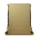 Desiderius 4 Storage Drawers Chest, Antique Gold & Hand Painted Brown Finish Acme