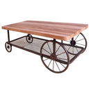 Francie Rectangular Table , Oak & Antique Gray Finish Acme