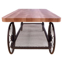 Francie Rectangular Table , Oak & Antique Gray Finish Acme