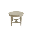 Fordon Oval Leg Coffee Table (No Storage) , French Antique White Finish Acme