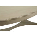 Fordon Oval Leg Coffee Table (No Storage) , French Antique White Finish Acme