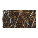 Forsythia Rectangular Coffee Table , Marble Top & Walnut Finish Acme