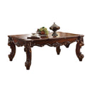 Vendome II Rectangular Table w/Scrolled Leg, Cherry Finish Acme
