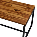 Jurgen 3Pc Coffee & End Table Set , Oak & Black Finish Acme