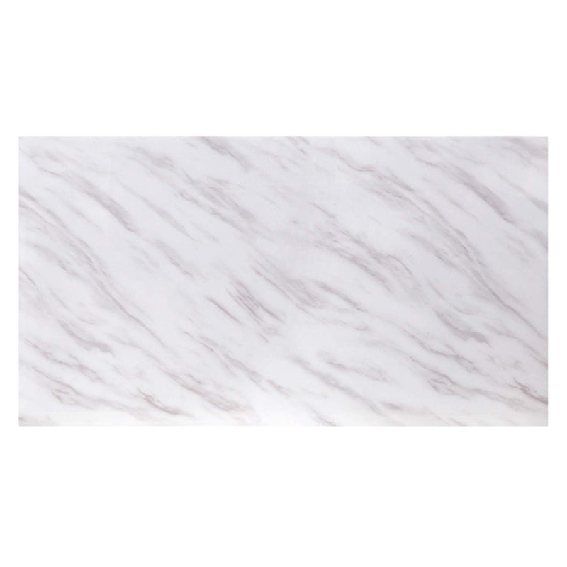 Zander Rectangular Coffee Table , Printed Faux Marble Top Acme