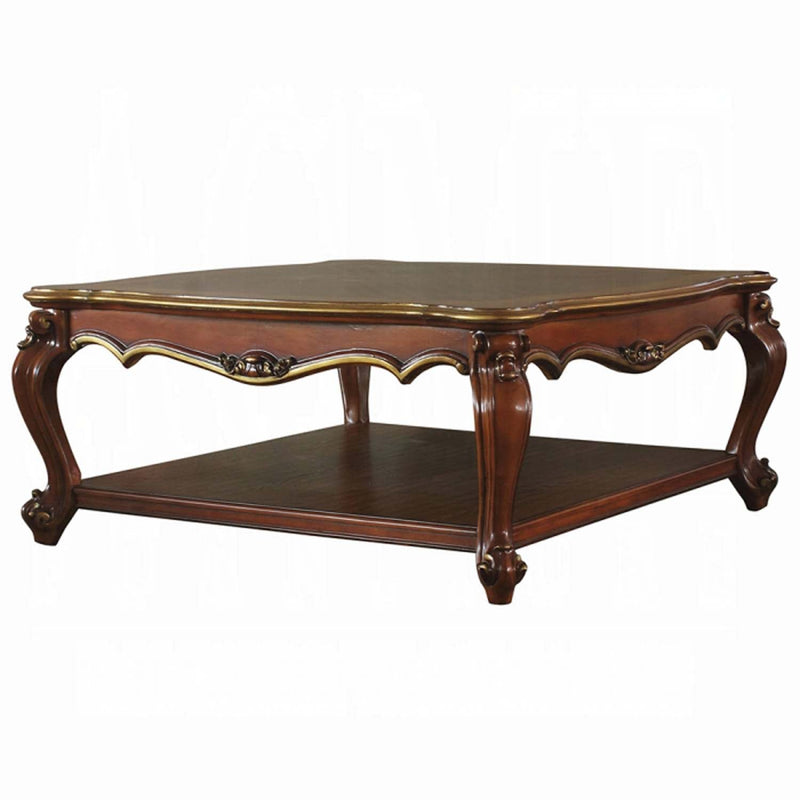 Picardy Square Coffee Table , Honey Oak Finish Acme